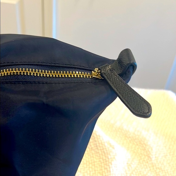 Banana Republic Nylon Navy Tote with Gold Zipper - Picture 8 of 12